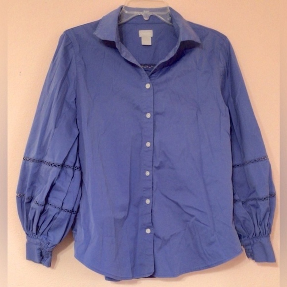 Chico's Periwinkle Button-Down Shirt - image 1